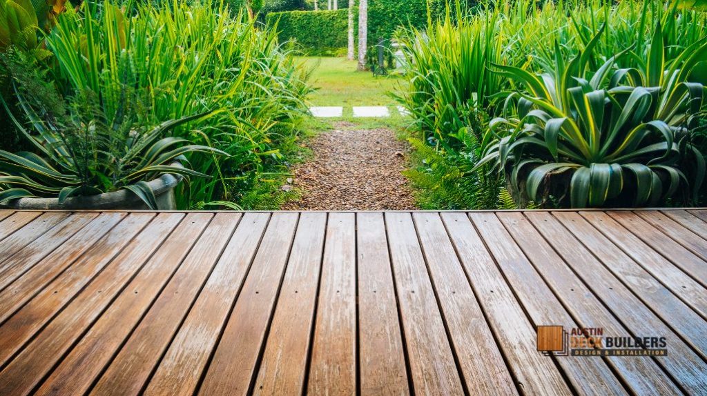 wooden deck